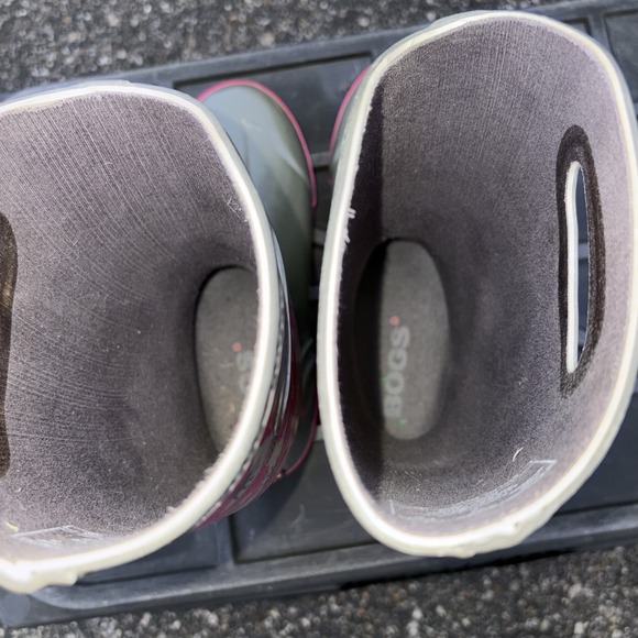 Bogs Women 8 Classic High Boot Floral Winter Boot Rubber Snow Rain Tall - Picture 8 of 11